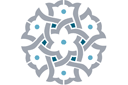 Круглые трафареты - Малый арабский медальон