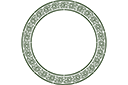 Круглые трафареты - Большое кольцо кельтов
