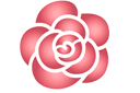 Трафареты цветов розы - Малая роза 66